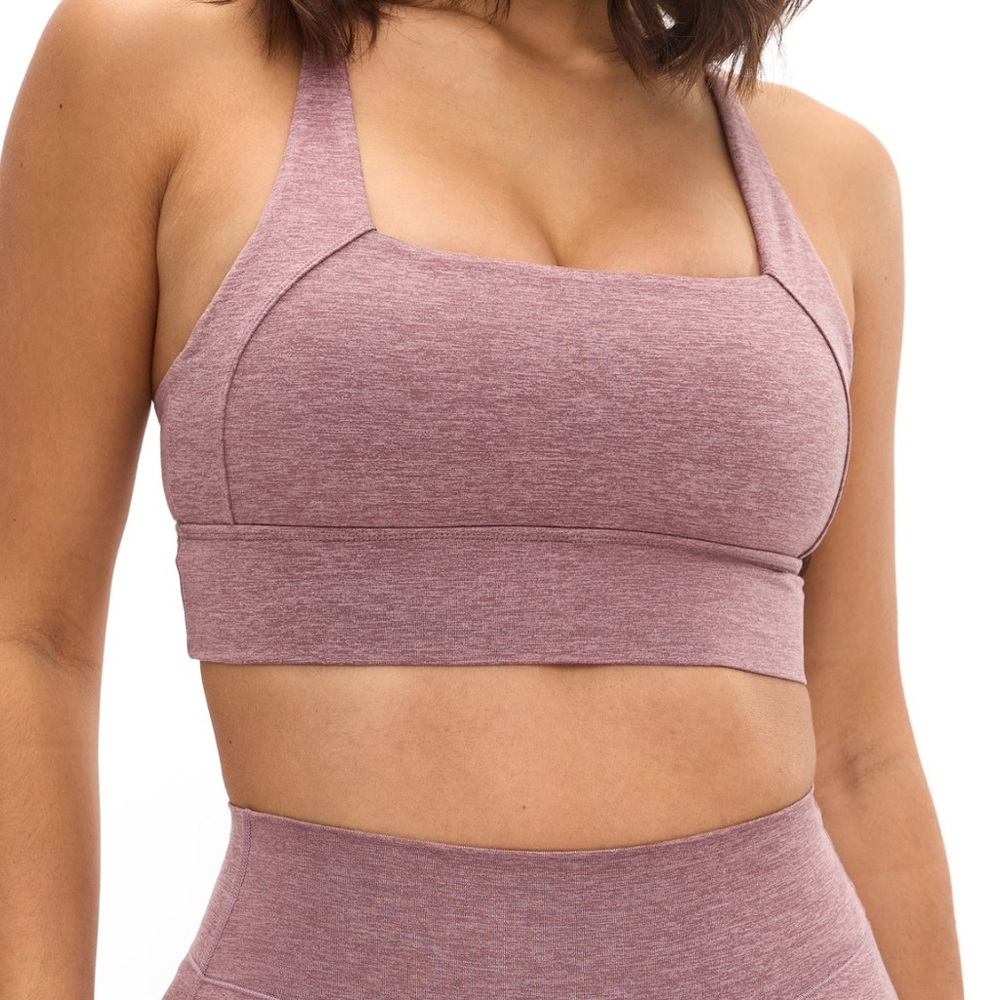 BuffBunny Dream Heather Square Neck Sports Bra